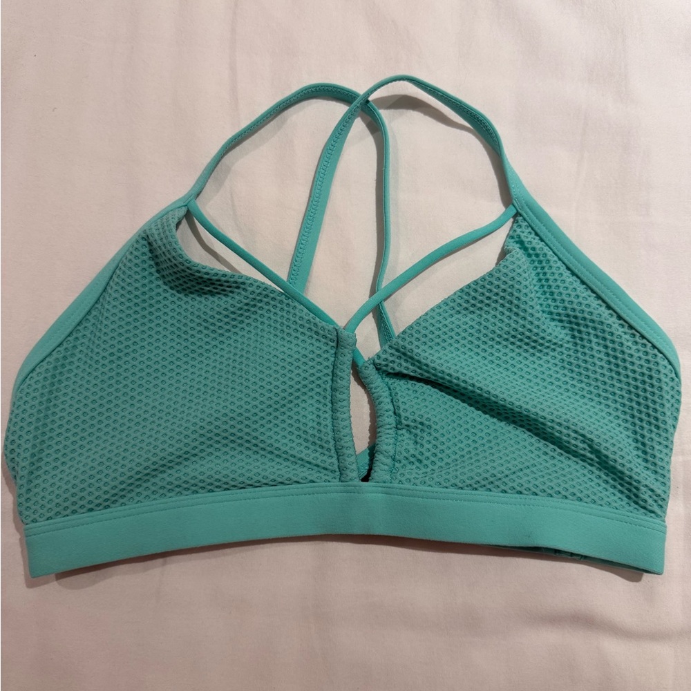 Women's Teal lined Mesh bra